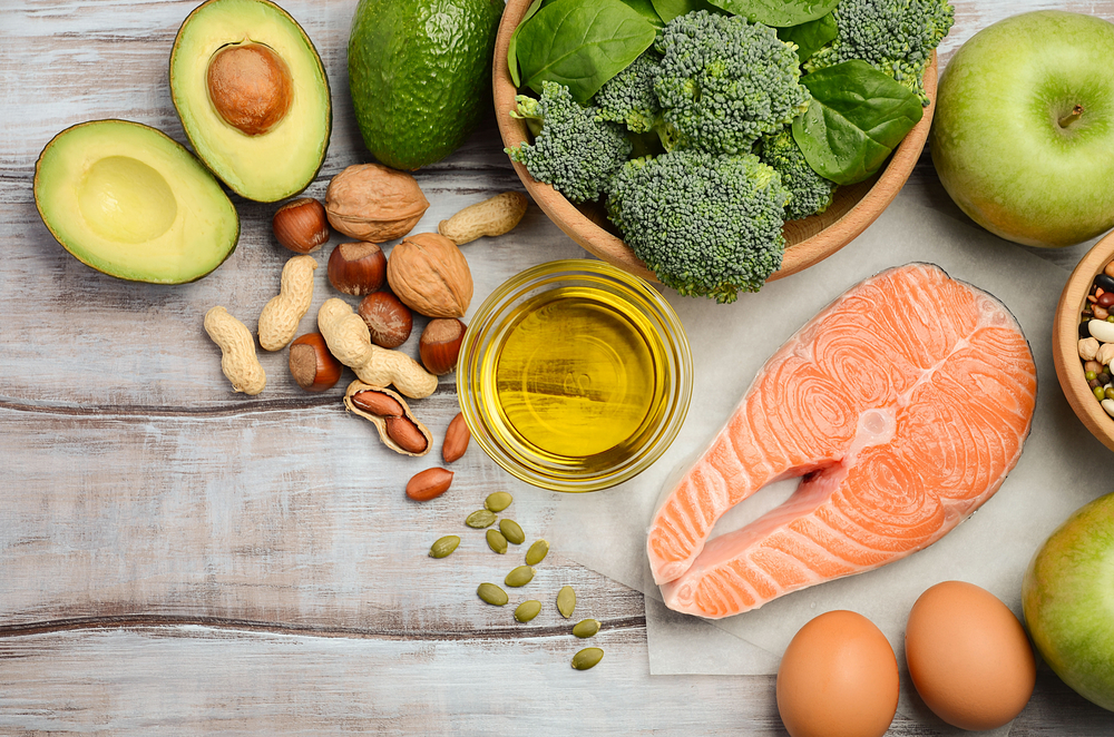 What foods contain healthy fats?