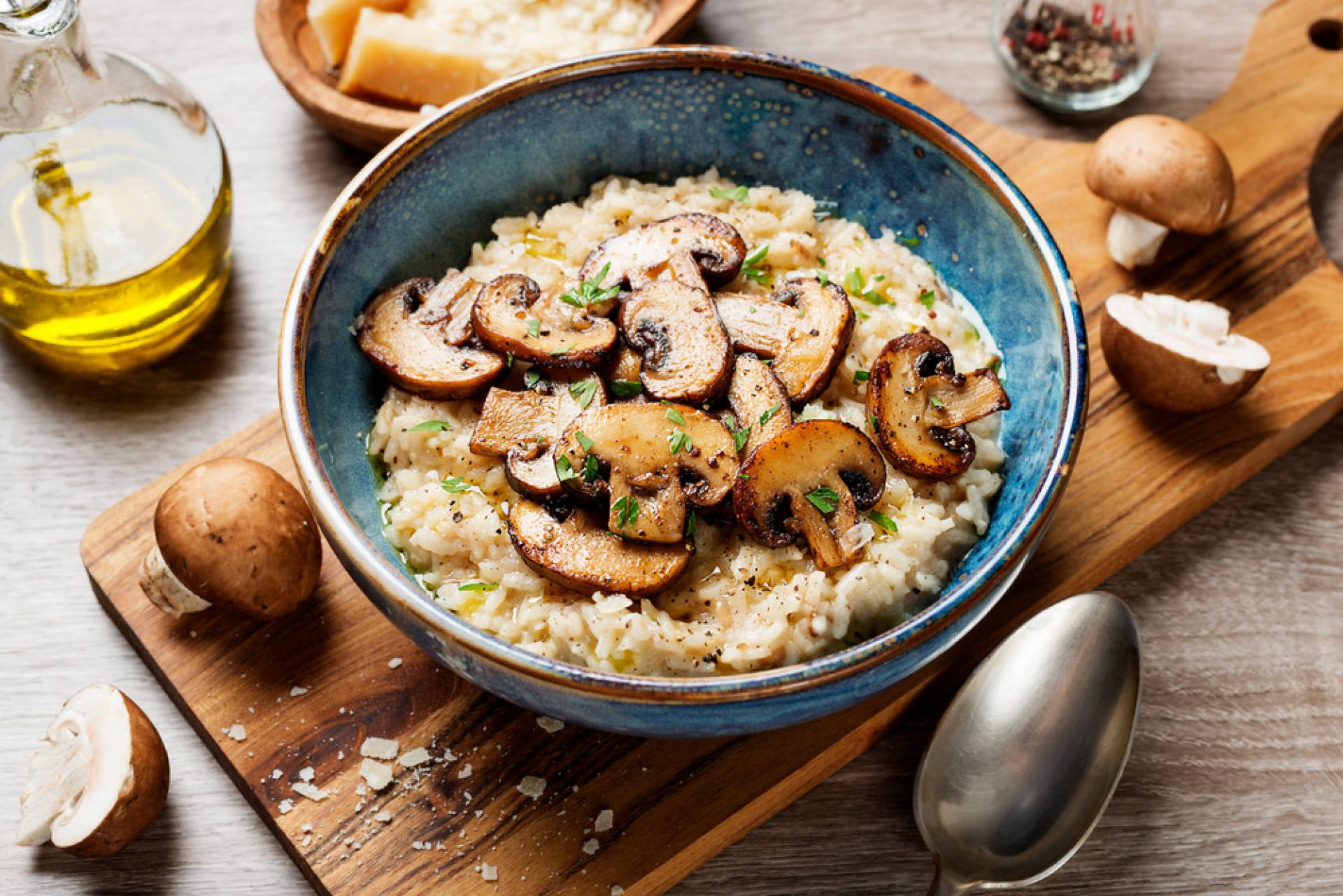 Creamy Baby Bella Mushroom Risotto: A Symphony of Richness and Comfort