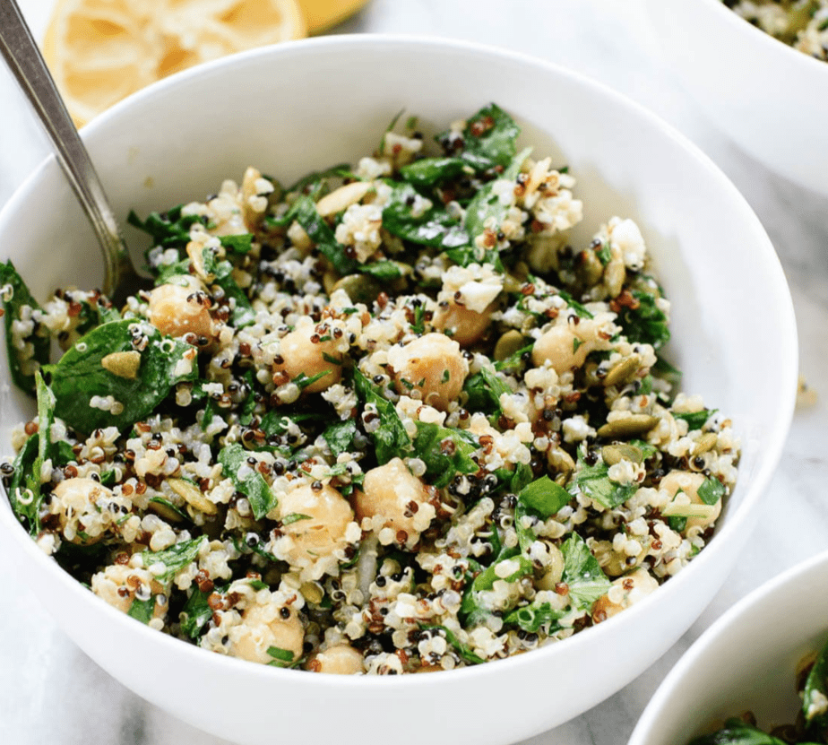 Warm Baby Kale and Quinoa Salad: A Nutritious, Flavorful Harmony