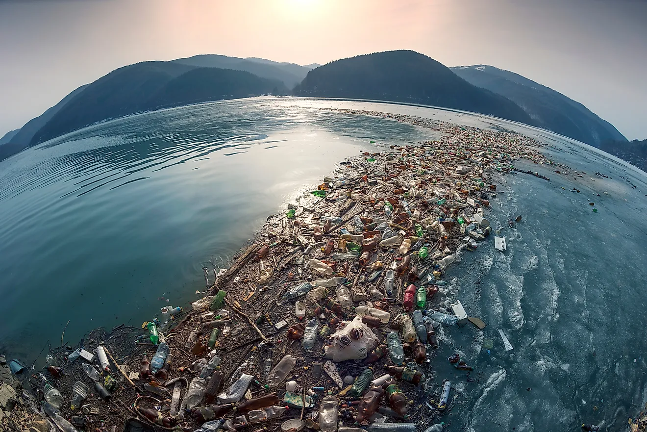 Arctic and Antarctic waters are polluted with microplastics