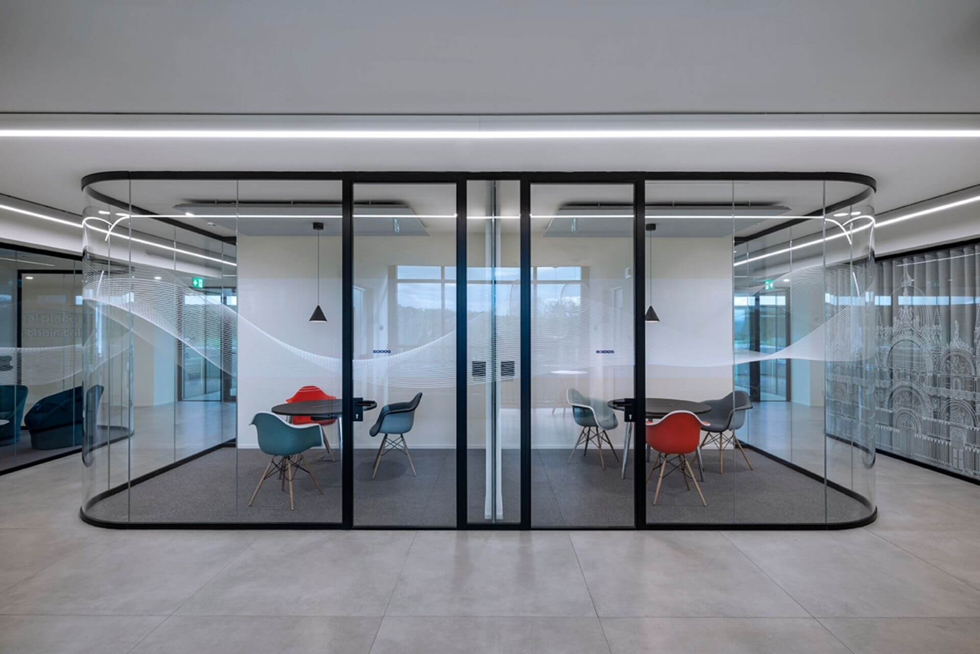 Acoustic Properties of Glass Partitions in Office Spaces